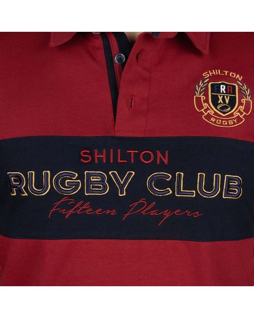 Polo Polo fifteen players Shilton pour homme en coloris Red