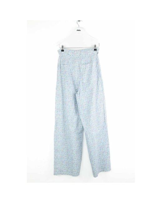 Pantalon Pantalon large en coton bleu The Label Edition en coloris Blue