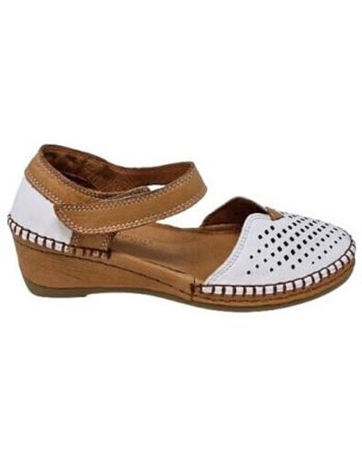 Sandales CHAUSSURES COCO ABRICOT V3026B Coco   Abricot en coloris Brown