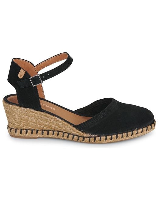 Verbenas Black Espadrilles Malena