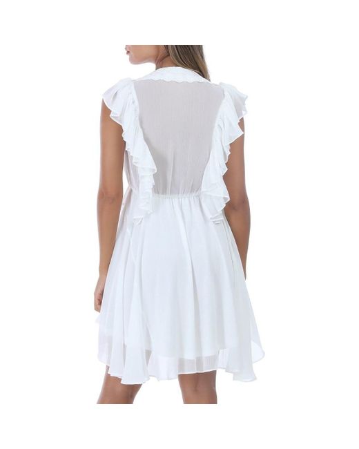 robe blanche brodée