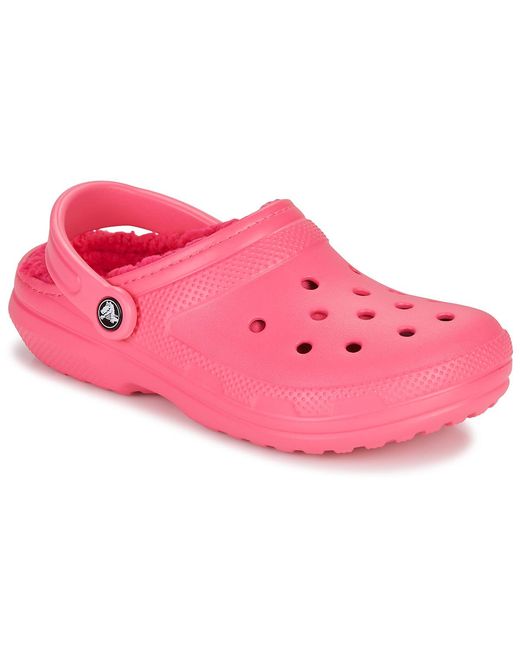 CROCSTM Klompen Classic Lined Clog in het Pink