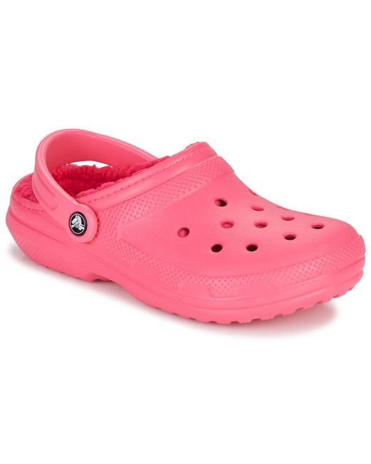 Sabots Classic Lined Clog CROCSTM en coloris Pink
