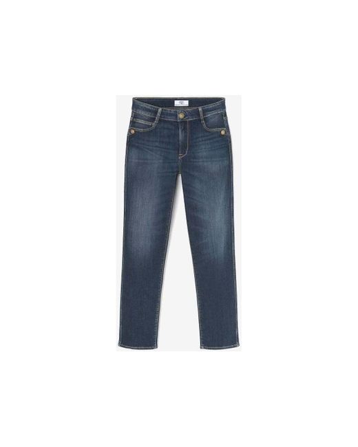 Jeans Villard 400/18 mom taille haute 7/8ème jeans bleu Le Temps Des Cerises en coloris Blue