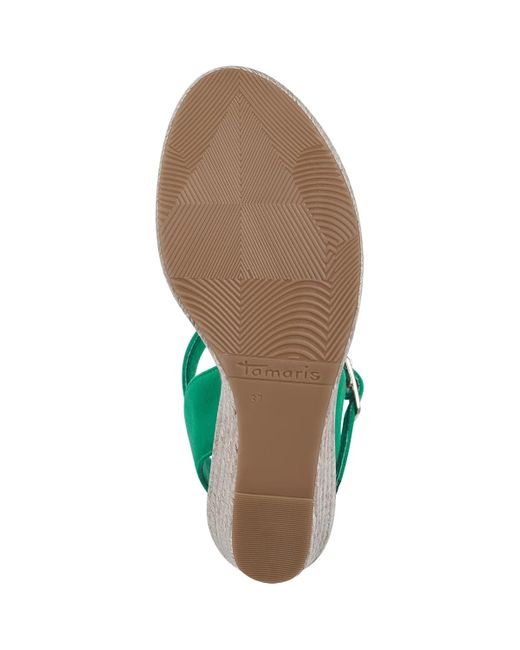 Sandales Sandales Compensées Touch-It Tamaris en coloris Green