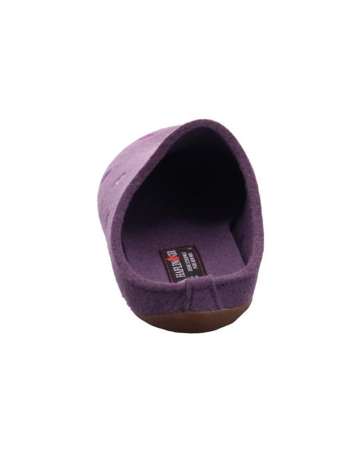Chaussons Haflinger en coloris Purple