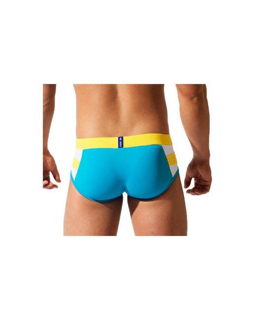 Maillots de bain Slip bain push-up Multi-Strip Code22 Code 22 pour homme en coloris Blue