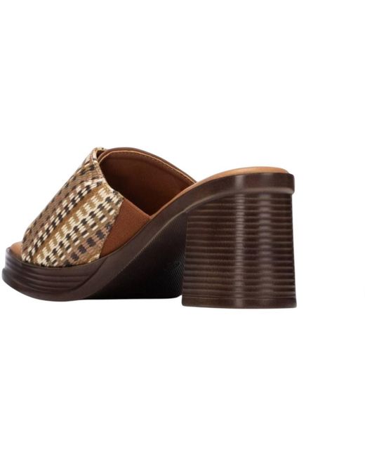 Mules 175028 Refresh en coloris Brown