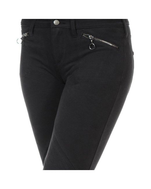 Pantalon 10DBF0752-0999 Met en coloris Black
