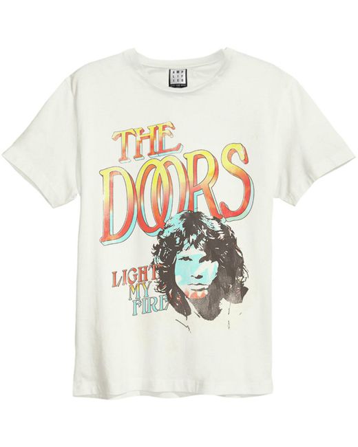 T-shirt Light My Fire Amplified pour homme en coloris White