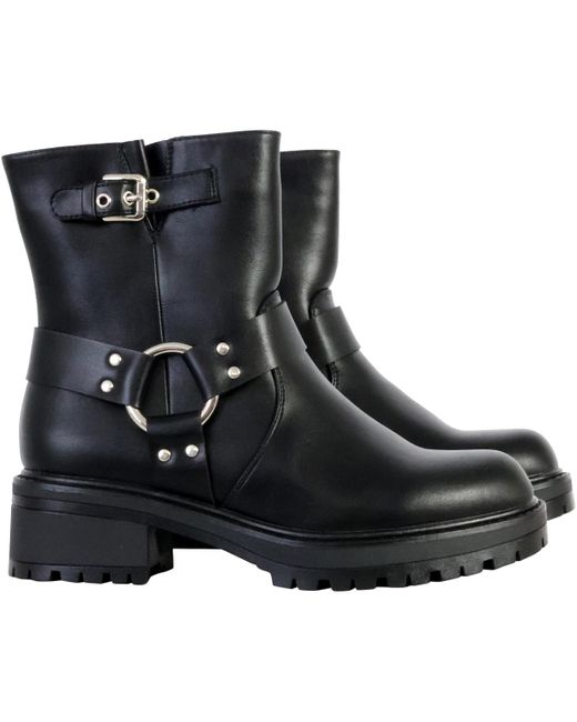 Boots Bottines à Zip The Divine Factory en coloris Black