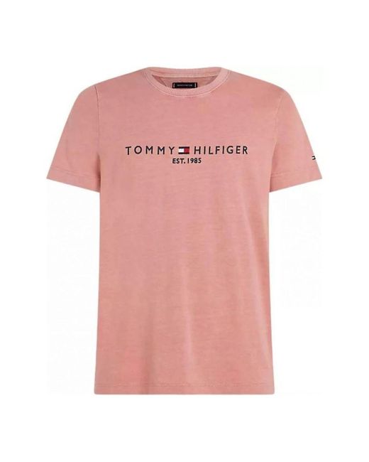 T-shirt l' mw0mw35186tj5 blossom à thé Tommy Hilfiger pour homme en coloris Pink