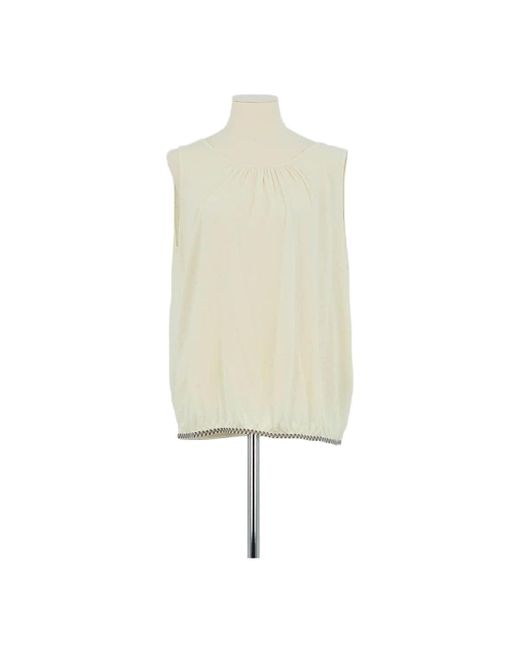 Blouses Top sans manche beige Bellerose en coloris White