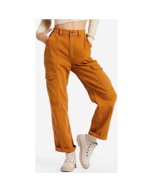 Jeans Wall To Wall Billabong en coloris Orange