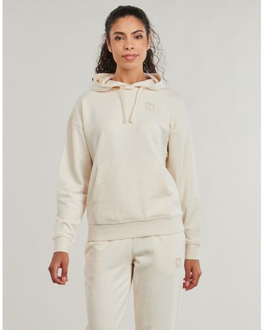 Sweat-shirt ESS ELEVATED Comfort Hoodie TR PUMA en coloris Natural