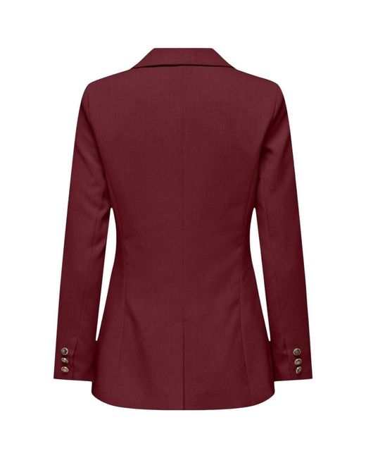 ONLY Blazer Onlastrid Life L/S Fit Blazer Tlr 15294709 in het Red