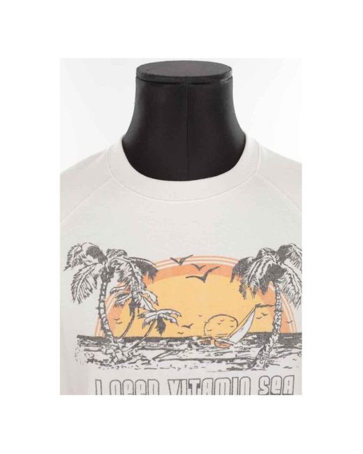 Sweat-shirt Sweatshirt en coton blanc Sea en coloris White