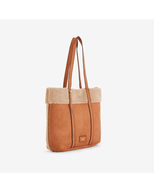 Sac à main Grand sac shopper camel Reyana Lollipops en coloris Brown