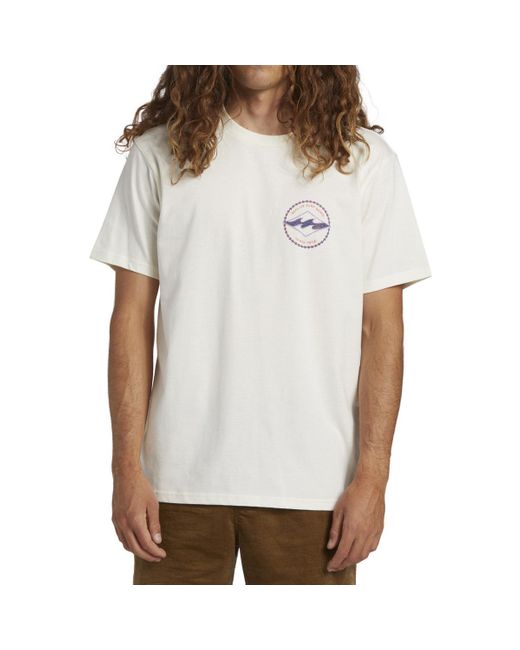T-shirt Rotor Diamond Billabong pour homme en coloris White