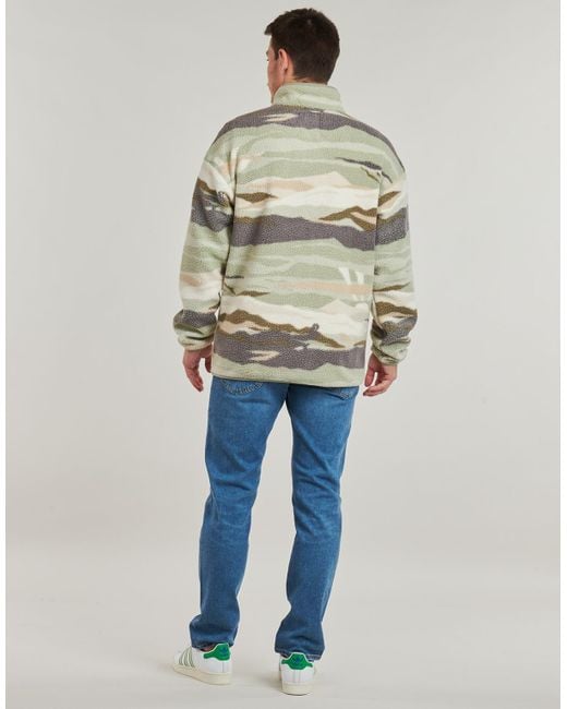 Columbia Fleecepullover Helvetia Ii Printed Half Snap Fleece in Gray für Herren