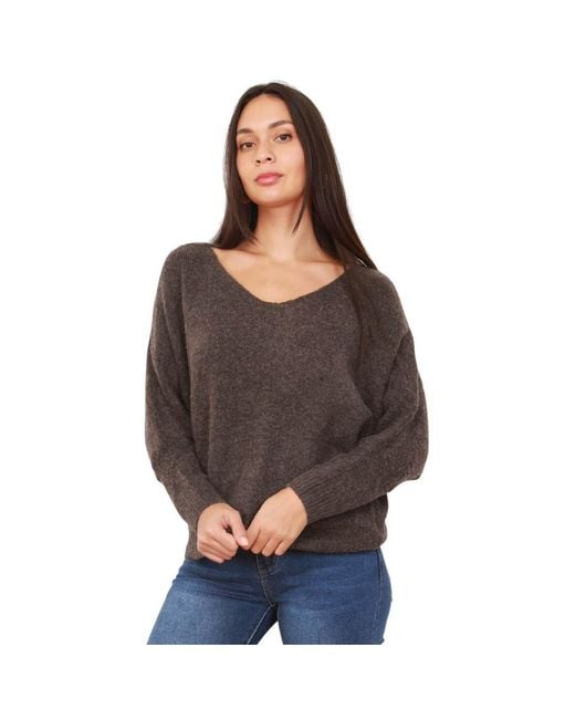 Pull Pulls Pour Femme La Modeuse en coloris Gray