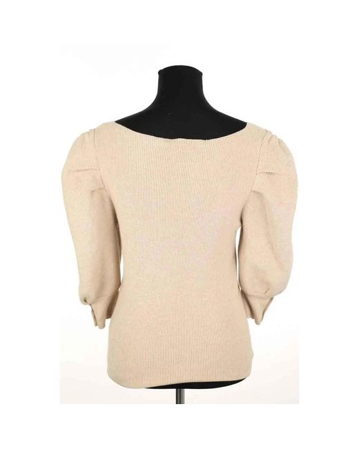 Pull Pull en coton beige Ba&sh en coloris Natural