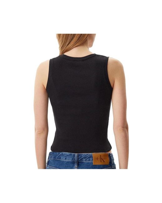 Debardeur DW0DW21369-BDS Tommy Hilfiger en coloris Black