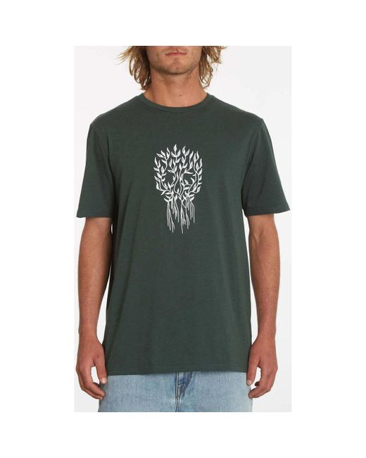 T-shirt Camiseta Vaderetro 2 Cedar Green Volcom pour homme