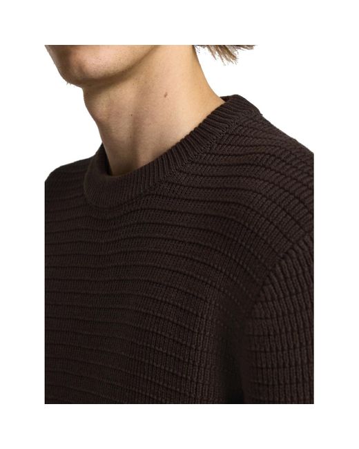 Pull Pullover THEO Strickpullover R-Neck SELECTED pour homme en coloris Black
