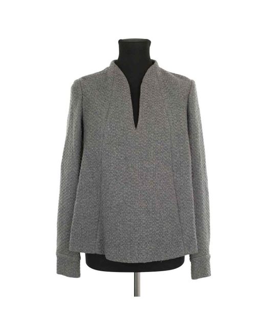 Blouses Top en laine gris Ba&sh en coloris Gray