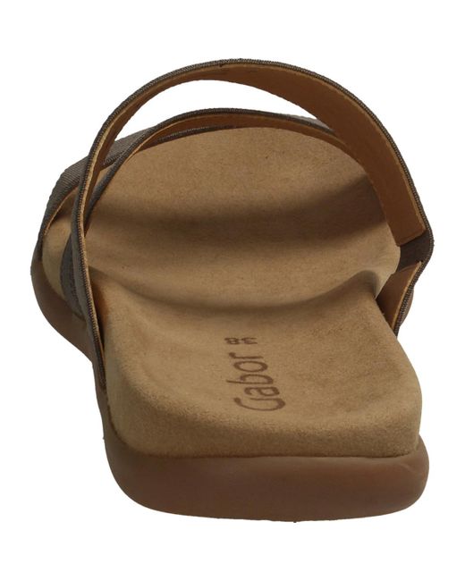 Sabots Gabor en coloris Brown