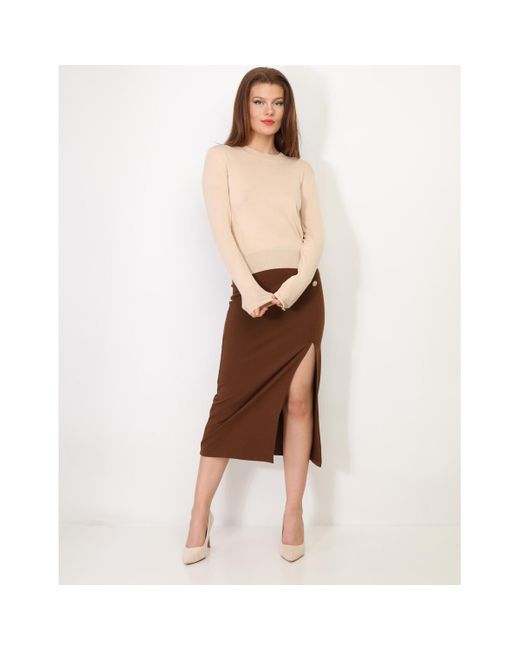 Pull Pulls pour - Beige La Modeuse en coloris Natural