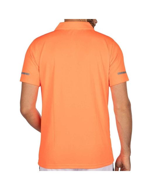 Polo Polo de sport ZIPPE Shilton pour homme en coloris Orange