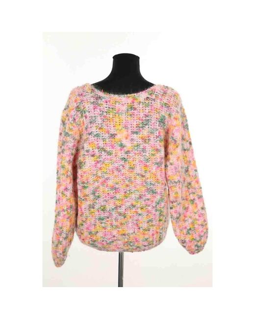 Pull Pull multicolore Des Petits Hauts en coloris Pink