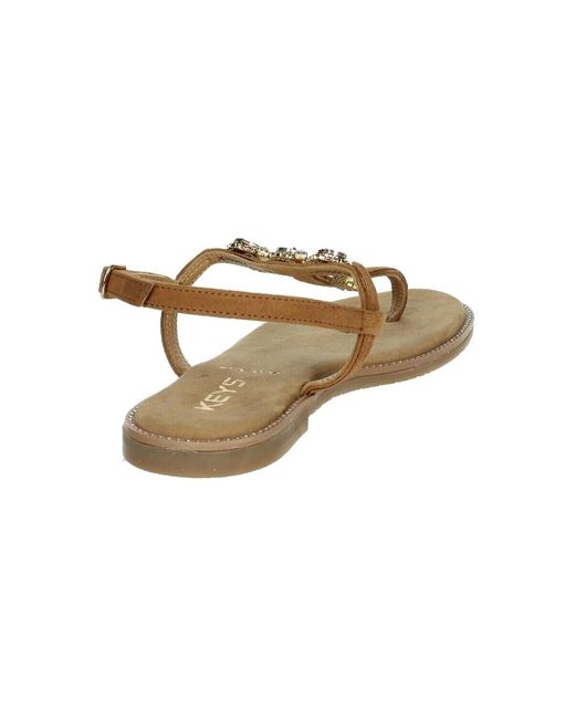 Tongs K-10952 Keys en coloris Brown