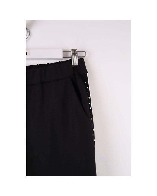 Pantalon Pantalon droit noir Maje en coloris Black