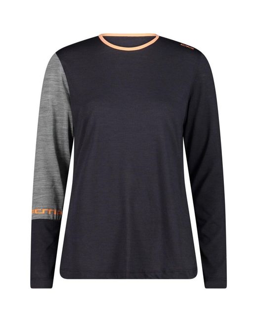 T-shirt CMP en coloris Blue