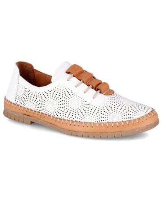 Derbies maffliers Coco   Abricot en coloris White