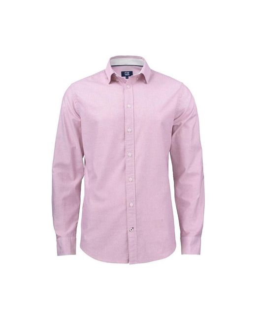 Chemise Belfair Cutter & Buck pour homme en coloris Pink
