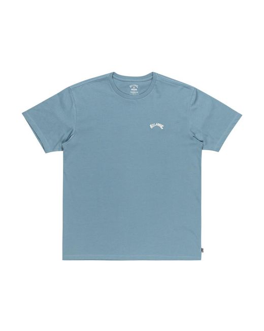 T-shirt Arch Crew Billabong pour homme en coloris Blue