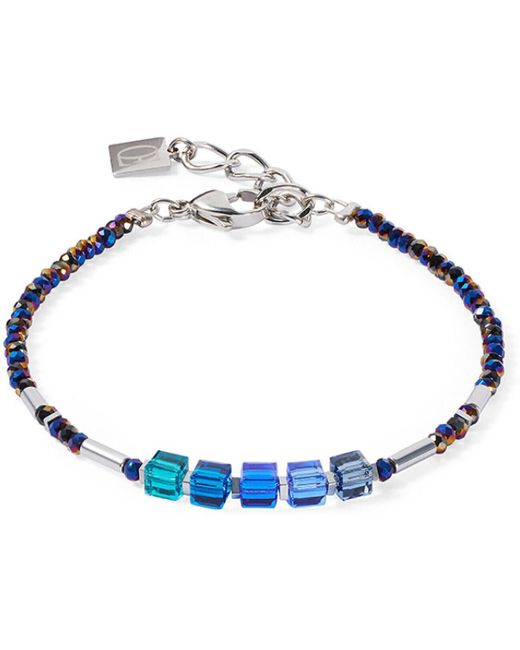 Bracelets Bracelet Cube Story Minimalistic Sparkling bleu COEUR DE LION en coloris Blue