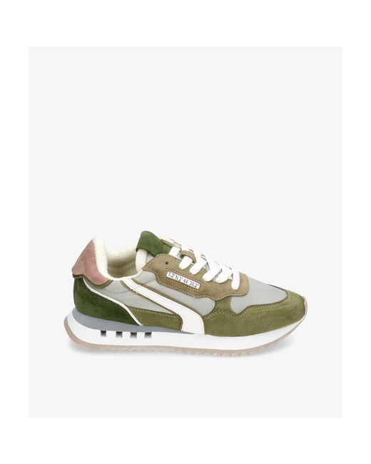 Baskets Basses M6090 Corina en coloris Green