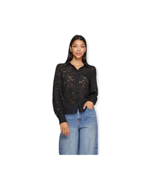 Blouses Noos Flema New Shirt L/S - Black Vila