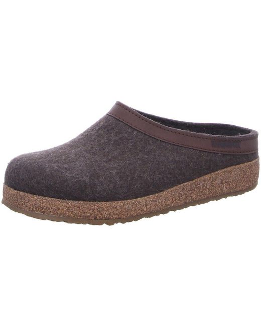 Sabots Haflinger pour homme en coloris Brown