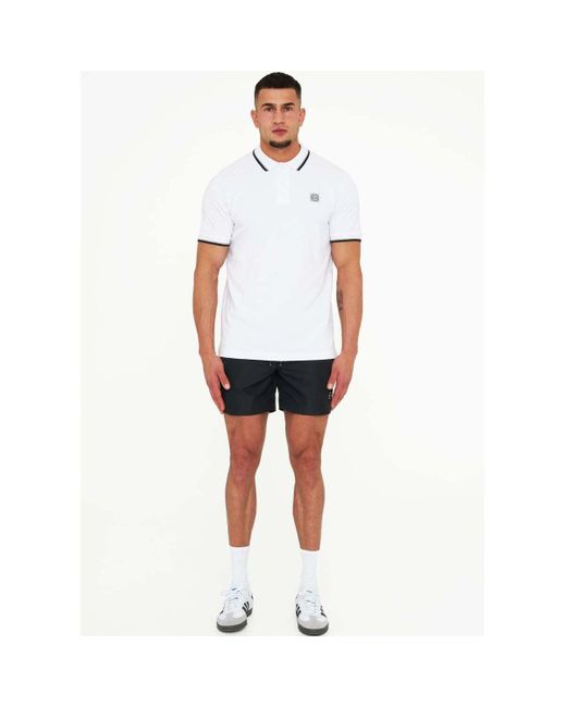 Maillots de bain Short de bain Foundation - noir Marshall Artist pour homme en coloris White