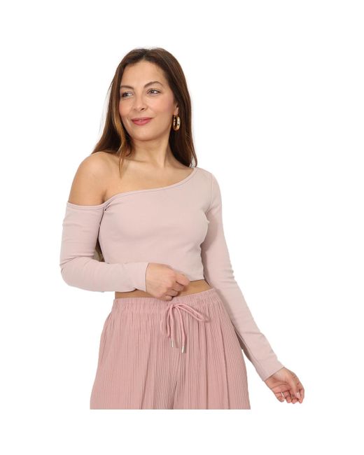 La Modeuse Blouse 70633_P165065 in het Pink