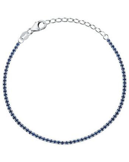 Bracelets Bracelet en argent 925/1000 et zircon Cleor en coloris Blue