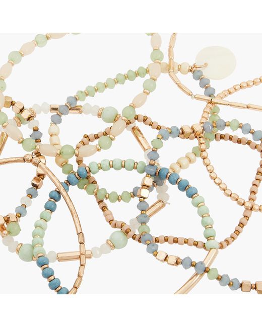 Bracelets Set de bracelets à perles fantaisie Lollipops en coloris Metallic