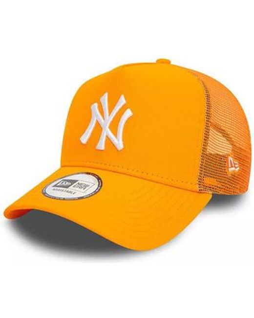 Casquette TRUCKER Yankees League Essential KTZ pour homme en coloris Orange