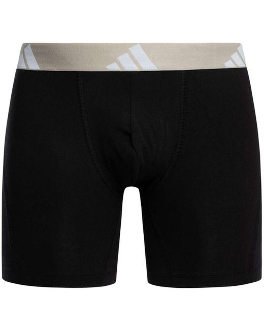 Caleçons Lot de 3 boxers en coton Active Flex Adidas pour homme en coloris Black